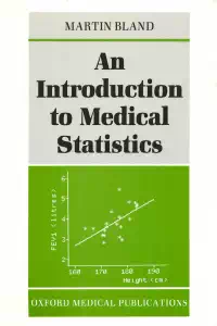 An Introduction to Medical Statistics - Martin Bland